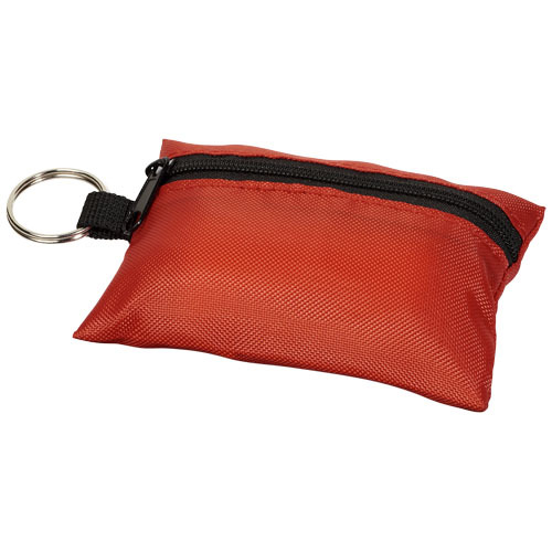 16-elementowa saszetka pierwszej pomocy Valdemar mocowana do kółka na klucze Czerwony 12200904 (3)