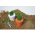 Nożyczki w pojemniku Cactus Wielokolorowy QL10282-OR-GN (3) thumbnail