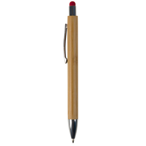 Bambusowy długopis Stylus New york Czerwony LT87285-N0021 (3)