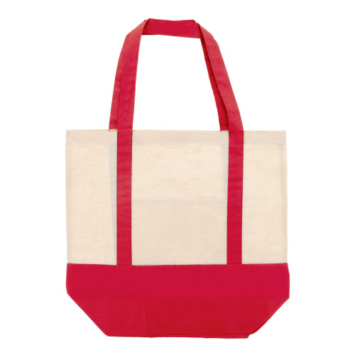 Bawełniana Torba na zakupy OEKO-TEX® 140g/m² 40x10x35cm Czerwony LT95248-N0021 (1)