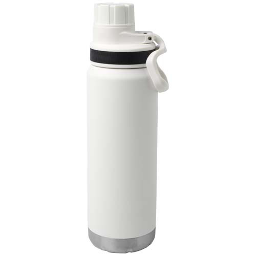 Butelka Fortis z recyklingowanej stali nierdzewnej, z miedzianą izolacją próżniową, o pojemności 700 ml, z certyfikatem RCS, przystosowana do napojów gazowanych Biały 10084201 (2)