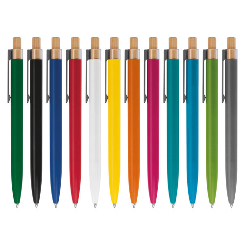 Długopis aluminiowy z recyklingu DORIS Czarny 1384503 (6)