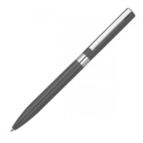 Długopis aluminiowy żelowy HUELVA Ciemnoszary 374277 