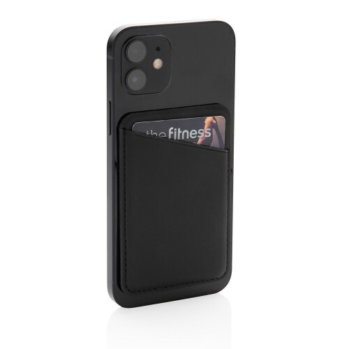 Magnetyczne etui na kartę kredytową do telefonu iPhone 12 MagSafe czarny P820.751 (7)
