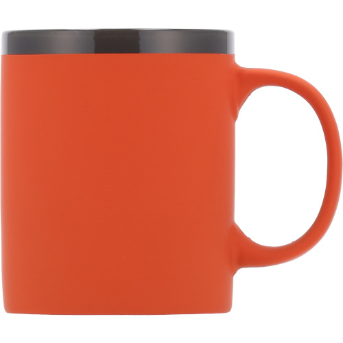 Kubek ceramiczny soft touch 300 ml RONALD Pomarańczowy 8549710 