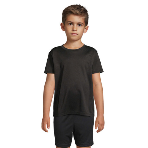SPRINT KIDS SPORTS T-SHIRT Czarny S04773-BK-4XL 