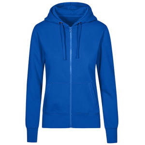 Bluza Damska Slim Bawełniana z Kapturem na Zamek