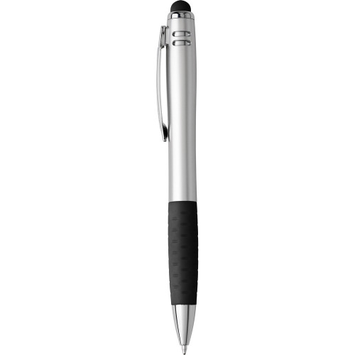 Długopis, touch pen z lampką czarny V1796-03 