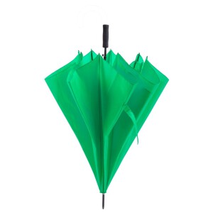 Duży wiatroodporny parasol automatyczny zielony