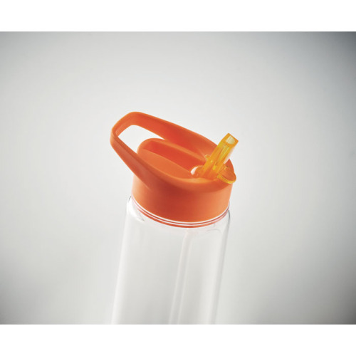 RPET butelka 650ml PP flip lid pomarańczowy MO6467-10 (4)