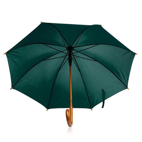 Parasol automatyczny z drewnianą rączką Ciemnozielony IP35038444 (1)