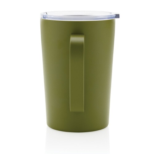 Kubek termiczny 420 ml, stal nierdzewna z recyklingu green P433.057 (1)