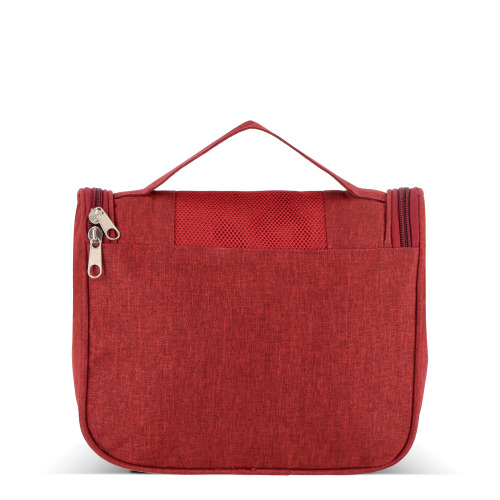 Torba podróżna na kosmetyki rPET 300D Kora Ciemnoczerwony LT95396-N0020 (2)