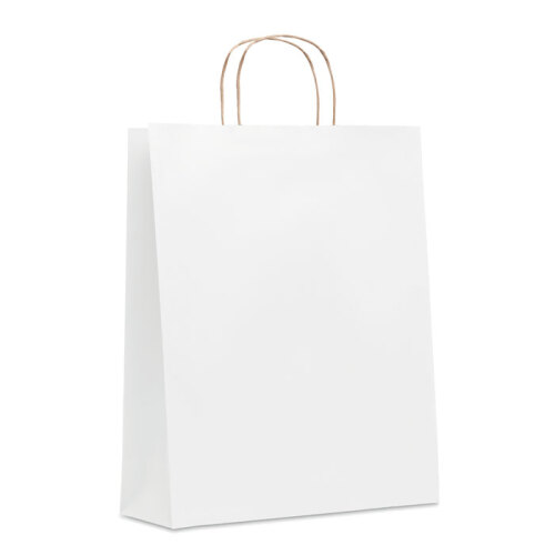 Duża papierowa torba biały MO6174-06 