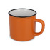 Kubek ceramiczny w stylu emalii 280ml Pomarańczowy LT51111-N0026  thumbnail