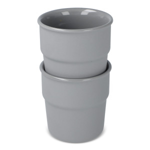 Zestaw kubków ceramicznych InSideOut Fika 280m Szary