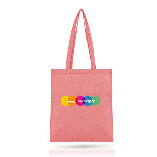 Torba z bawełny 140g z recyklingu z dodatkiem poliestru / RECYCOT Natural IP31117480 (6)