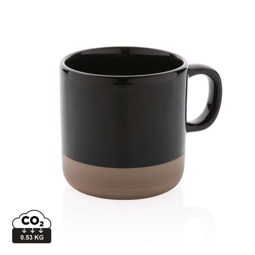Kubek ceramiczny 300 ml Czarny P434.111 (8)