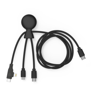 Xoopar Mr. Bio Long Multi Cable USB-C 1 metr  Czarny