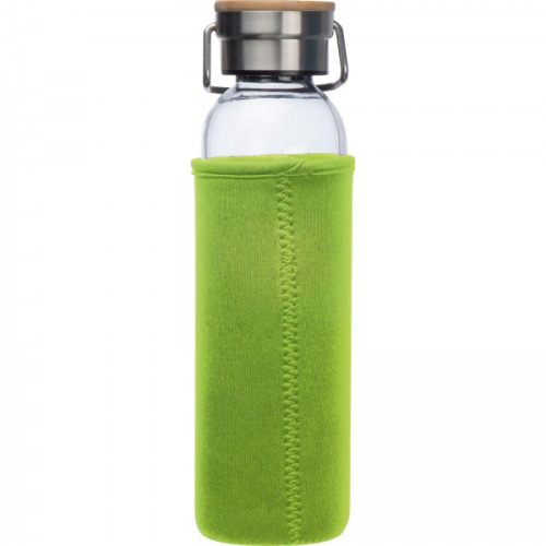 Butelka szklana z pokrowcem 600 ml RAMONA Jasnozielony 6318129 (6)