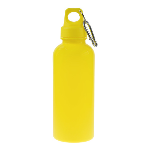 Bidon, butelka sportowa 600 ml z karabińczykiem żółty V8439-08 (1)