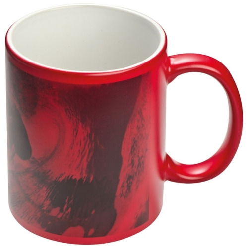 Kubek ceramiczny do sublimacji zmieniający kolor SIRMIONE 300 ml Czerwony 343805 (8)