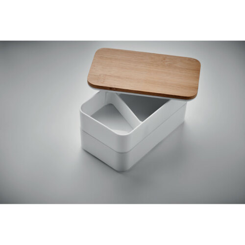 Lunch box z bambusową pokrywką biały MO6627-06 (4)