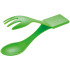 Zestaw sztućców podróżnych plastikowy CESENA Jasnozielony 853129  thumbnail