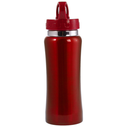 Bidon, butelka sportowa 600 ml czerwony V4656-05 (2)