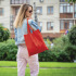 Torba na ramię OEKO-TEX® 140g/m² 38x42cm Czerwony LT95156-N0021 (2) thumbnail