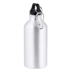 Aluminiowa butelka pod sublimację, z karabińczykiem, 400 ml / Ollaf