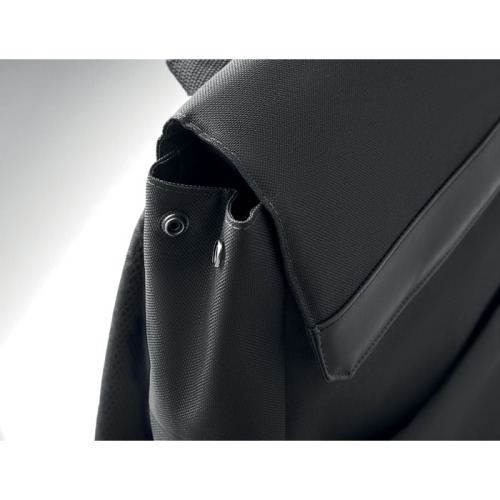 600D RPET plecak na laptopa Czarny MO6464-03 (7)