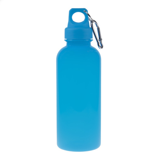 Bidon, butelka sportowa 600 ml z karabińczykiem błękitny V8439-23 (2)