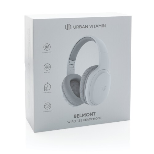 Bezprzewodowe słuchawki nauszne Urban Vitamin Belmond biały P329.763 (14)