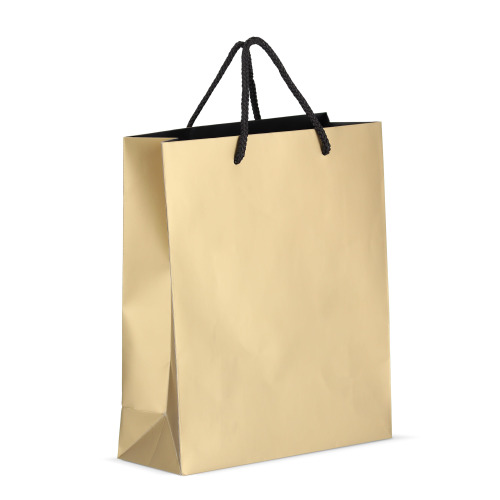 Papierowa torba prezentowa 24 x 10 x 30 cm 200 g/m² Złoty LT91516-N0006 