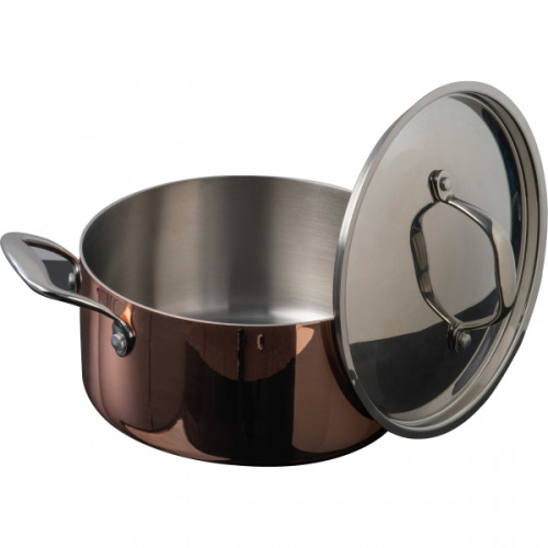 Garnek do indukcji CrisMa ⌀20,5 cm AGATA Miedziany 8497395 (7)