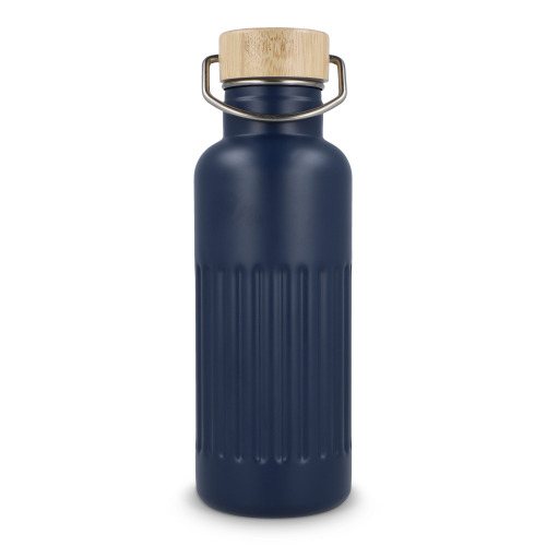 Butelka termiczna ze stali nierdzewnej pochodzącej z recyklingu, 500 ml Ciemnoniebieski LT98699-N0010 (5)