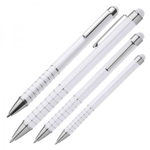 Długopis metalowy touch pen LUEBO Biały 041806 (2)