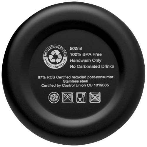 Spring miedziana butelka próżniowa z certyfikatem RCS 500 ml Czarny 10079890 (6)