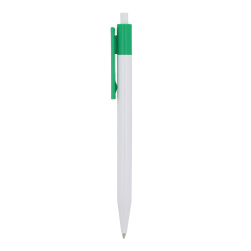 Długopis Kuma w mocnym kolorze Biały / zielony LT87877-N0131 (1)