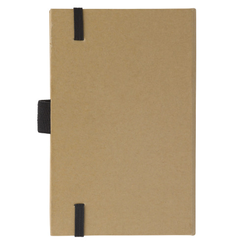 Tekturowy notatnik A6 + pióro Brązowy LT90839-N0051 (2)