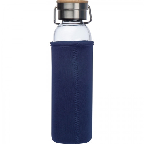 Butelka szklana z pokrowcem 600 ml RAMONA Granatowy 6318144 (6)