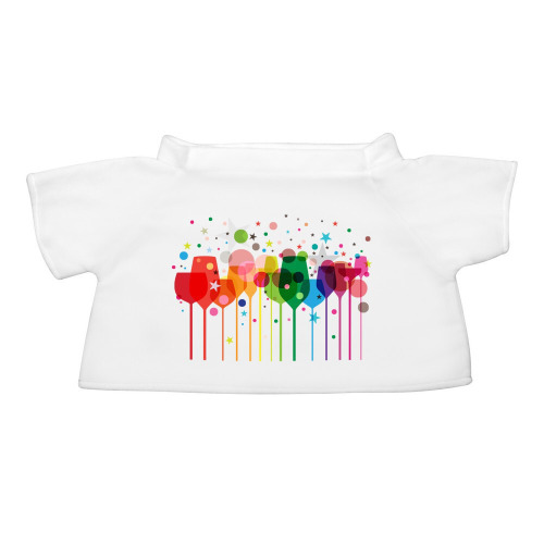 Koszulka dla zabawki pluszowej Biały HU110-02 (2)