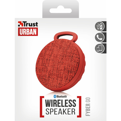 Głośnik Trust Fyber Go Czerwony EG 033105 (1)