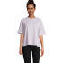 BOXY WOMEN T-SHIRT OVERSIZE Lilac S03807-LL-M  thumbnail