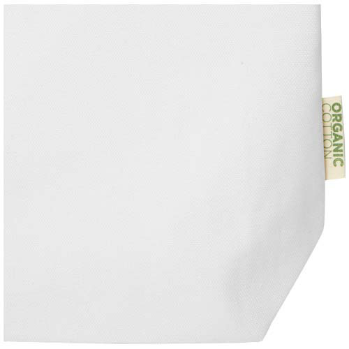 Odisha organiczna torba na zakupy z certyfikatem OCS o gramaturze 270 g/m², 10 l  Biały 12078601 (3)