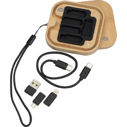 Kabel do ładowania 4w1 IVAN Beżowy 3388413 (4)