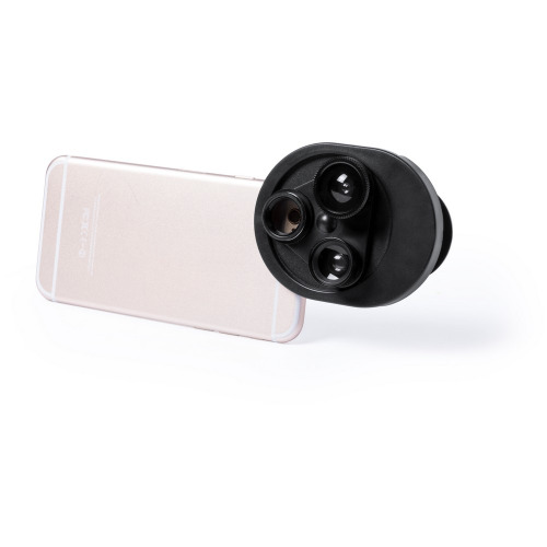 Obiektywy do telefonu, makro, rybie oko, szeroki kąt, cpl Czarny V3834-03 (4)