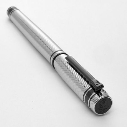 Pióro kulkowe Bold Stripe Gun & Rosegold Szary FSH4705B (3)