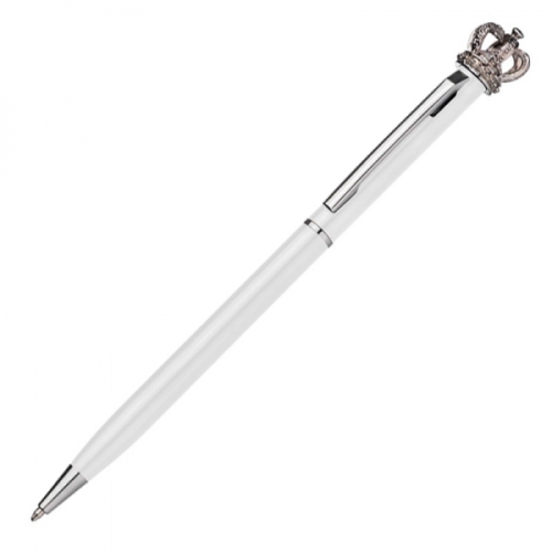 Długopis metalowy KINGS PARK biały 048806 (2)